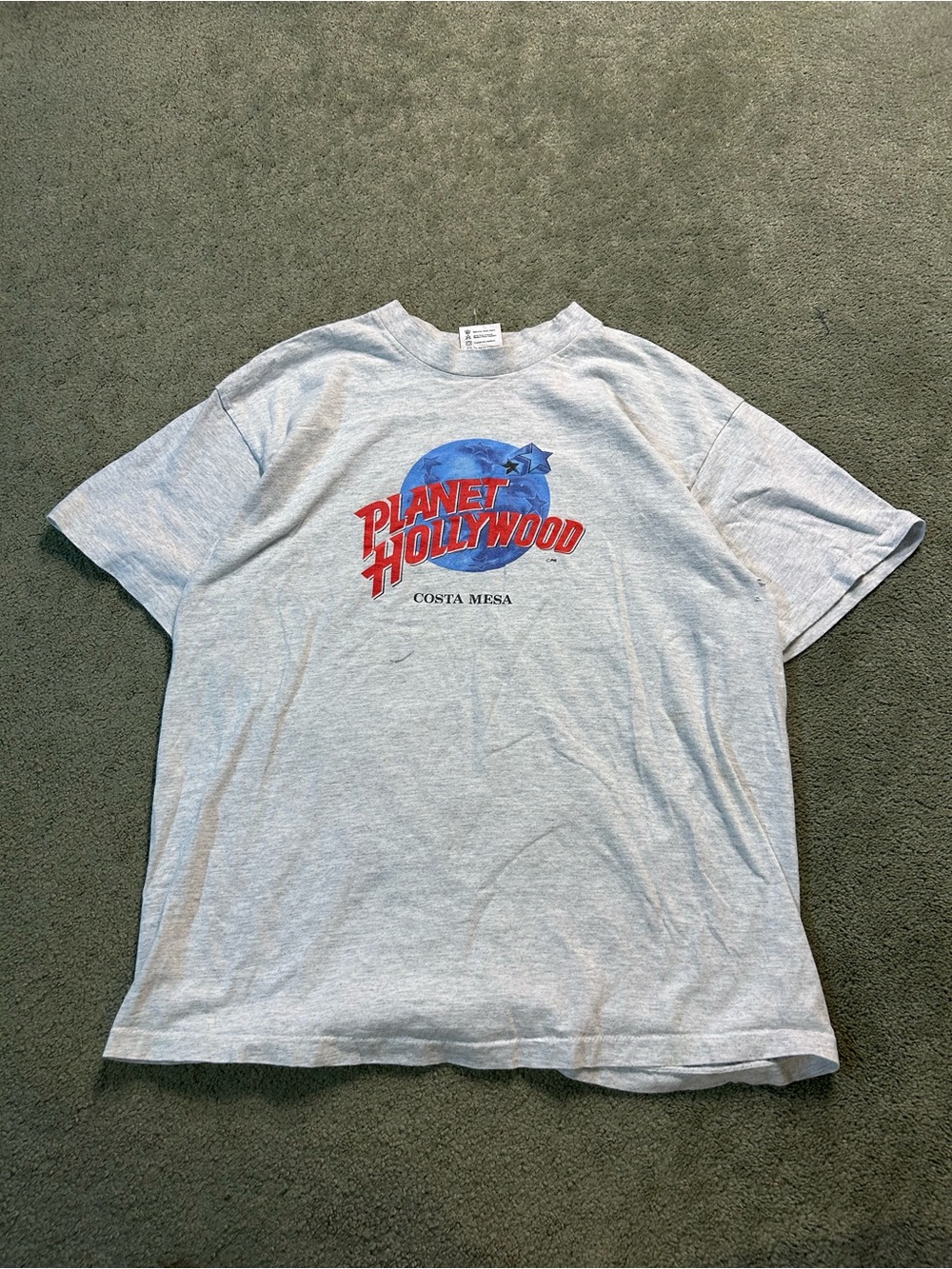 Vintage 90s Planet Hollywood Costa Mesa Single Stitch T Shirt XL Made In USA